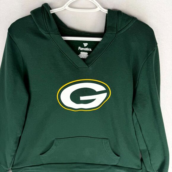 Fanatics Green Bay Packers V-neck Sweatshirt Womens Size XL - Picture 5 of 9